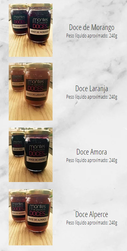 Doces e Compotas